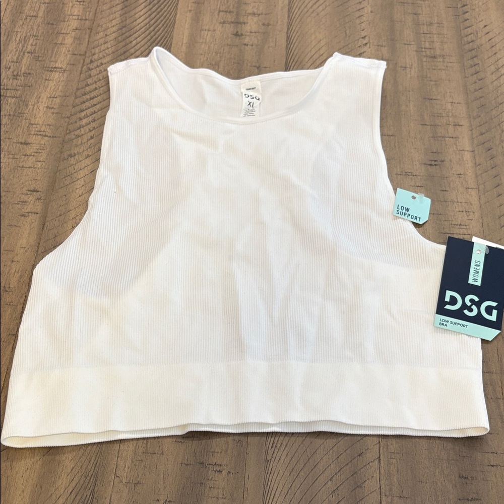 552 DSG Classic White low support Bra